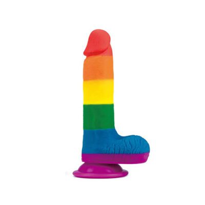 Rainbow 6 inch Dildo