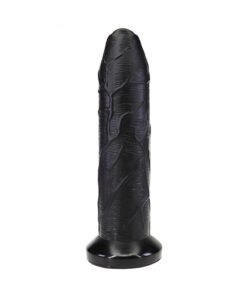 Black Uncut 10-inch Dildo