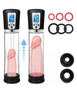Alternative view of Advance Automatic Rechargeable Penis Pump: 4 Power Suction Pump with Free 2 Sleeves & 6 Cock Rings