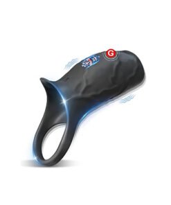 Black 10 Speed Vibrating Sleeve