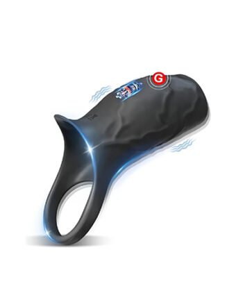 Black 10 Speed Vibrating Sleeve