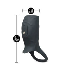 Black 10 Speed Vibrating Sleeve