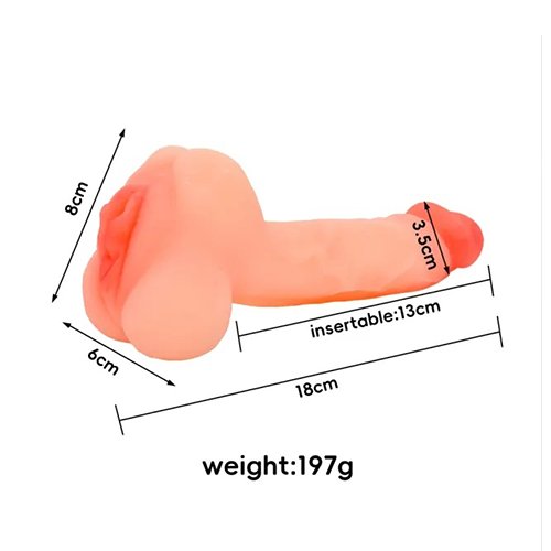2n1 Realistic Pussy Stroker & Penis Sleeve