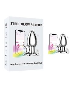 LED Light Up Metal Butt Plug - Small Size