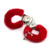 red furry handcuff