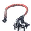 Black and red whip