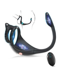Remote Control Cock Ring with Vibrating Butt Plug
