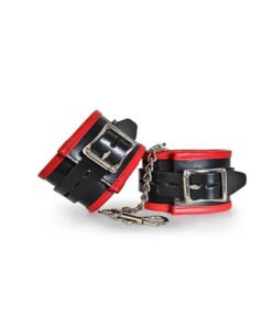Red and Black Deluxe Padded Handcuff.