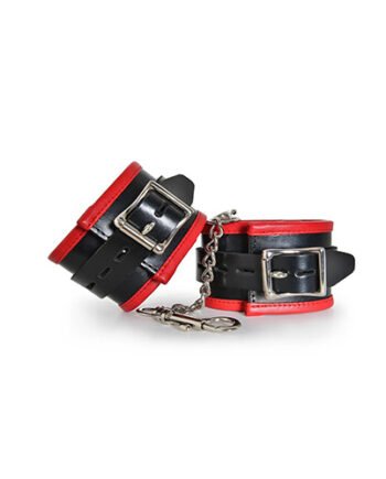 Red and Black Deluxe Padded Handcuff.