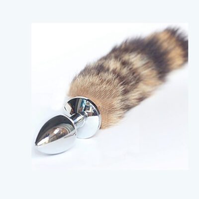 Fox tail large butt plug