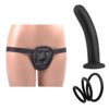 Large Black Dildo Strap-On. Pegging Strap-On. Anal Play