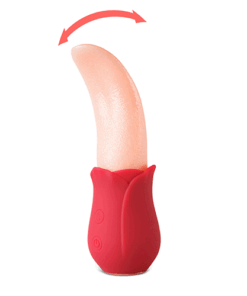 Rose Licking Tongue - 10 Speeds Realistic Licking Tongue