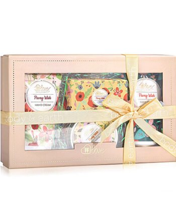 Rose 4pcs Water Lotion Gift Set - Hand & Foot Cream, Handmade Soap, Scented Candle