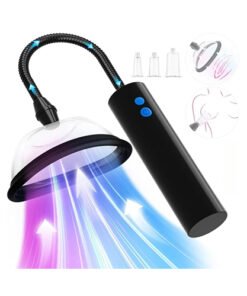 3-Speeds Rechargeable Pussy Pump with 5 Different Size Cups