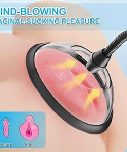 3-Speeds Rechargeable Pussy Pump with 5 Different Size Cups