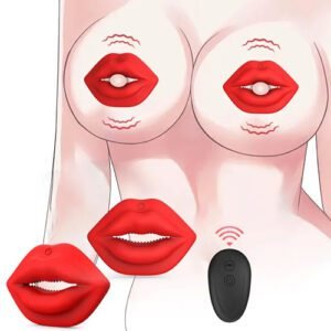 Red Lips Remote Control Nipples Clamps Red Lips Remote Control Nipples Clamps